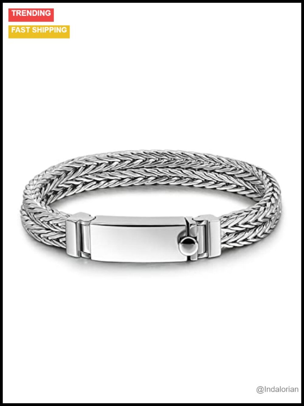 Men's 925 Sterling Silver Byzantine Franco Chain Bracelet 10mm Solid Heavy